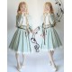 Sentaro Tea Jacket and High Waist Skirt